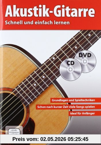 Akustik-Gitarre - Schnell und einfach lernen  + CD + DVD