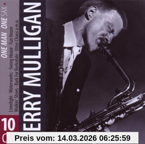 Gerry Mulligan (One Man One Sax) Plays All His Great Songs, Limelight, Waterworks, Swing House, Bark For Barksdale, Utter Chaos, Amo!