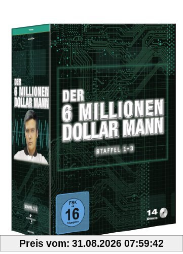 Der 6 Millionen Dollar Mann - Staffel 1-3 [14 DVDs]