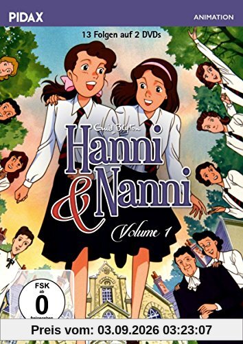 Hanni und Nanni, Vol. 1 / Die ersten 13 Folgen der erfolgreichen Serie nach den Bestsellern von Enid Blyton (Pidax Animation) [2 DVDs]