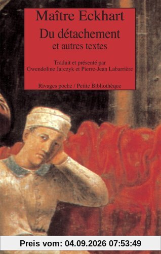 Du détachement : et autres textes