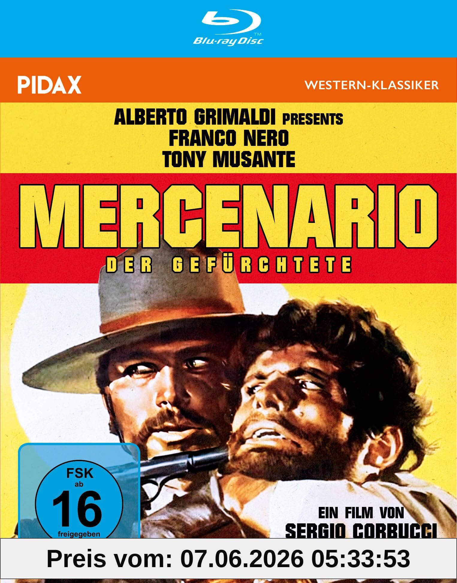 Mercenario - Der Gefürchtete / Perfekter Italowestern mit Franco Nero von „Django“-Regisseur Sergio Corbucci (Pidax Western-Klassiker) [Blu-ray]