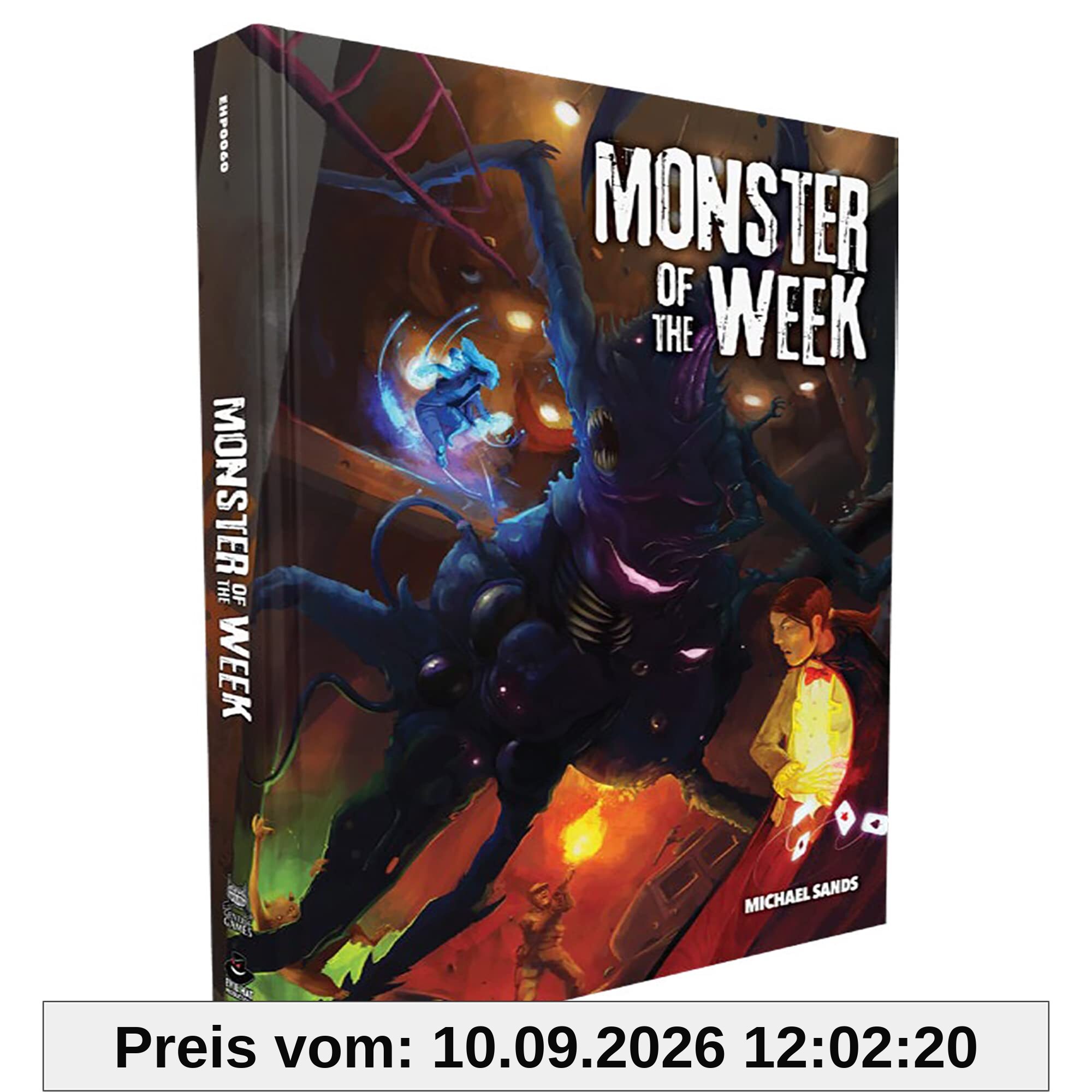 Evil Hat Productions, LLC Monster of The Week: Hardcover Edition - RPG-Buch für 3-5 Personen, Supernatural Mysteries, fügt 2 neue Playbooks hinzu, starten Sie die Jagd, Action-Horror-Rollenspiel