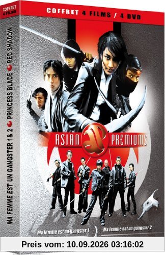 Coffret Asian Premiums 4 DVD - Action : Ma Femme est un Gangster / Ma Femme est un Gangster 2 / Princess Blade / Red Shadow [FR Import]