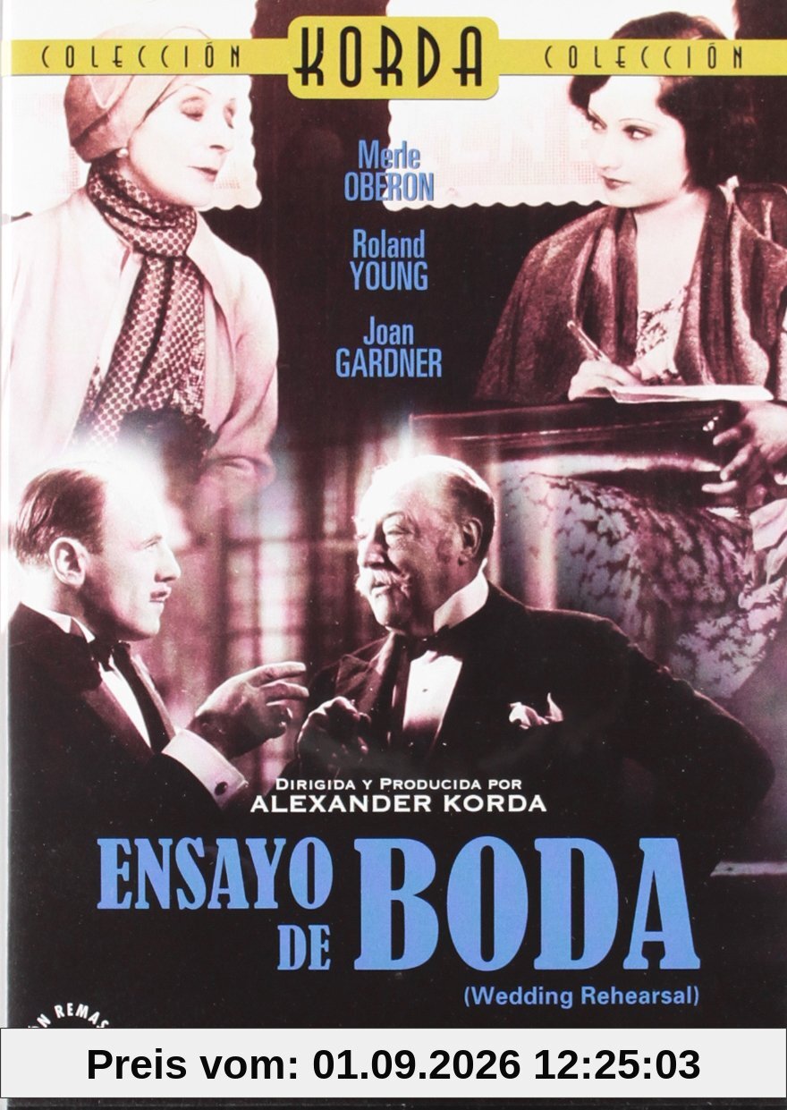 WEDDING REHEARSAL Ensayo de Boda DVD