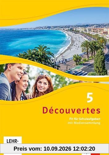 Découvertes 5. Ausgabe Bayern: Fit für Schulaufgaben. Arbeitsheft mit Lösungen und CD-ROM 5. Lernjahr (Découvertes. Ausgabe für Bayern ab 2017)