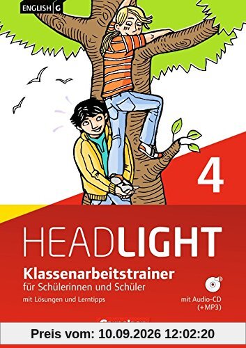 English G Headlight - Allgemeine Ausgabe: Band 4: 8. Schuljahr - Klassenarbeitstrainer