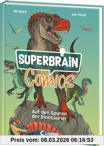 Mk Reed Superbrain-Comics - Auf Den Spuren Der Dinosaurier, Comic-Zeitreise Durch Die Urzeit - Die Coolsten Sachbücher Der Welt