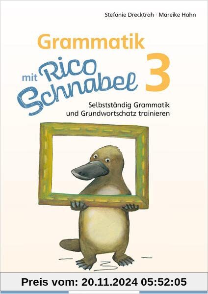 Grammatik mit Rico Schnabel, Klasse 3: Selbstständig Grammatik und Grundwortschatz trainieren (Rico Schnabel: Übungsheft