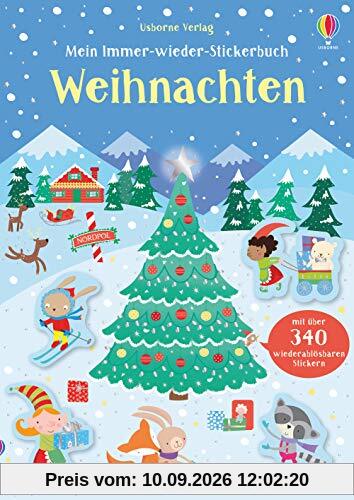 Mein Immer-wieder-Stickerbuch: Weihnachten