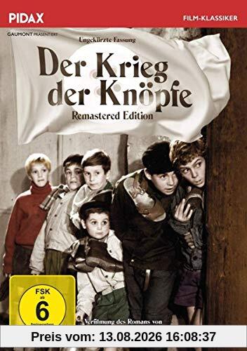 Der Krieg der Knöpfe - Remastered Edition (La guerre des boutons) / Grandiose Erstverfilmung in ungekürzter Fassung des legendären Romans von Louis Pergaud (Pidax Film-Klassiker)