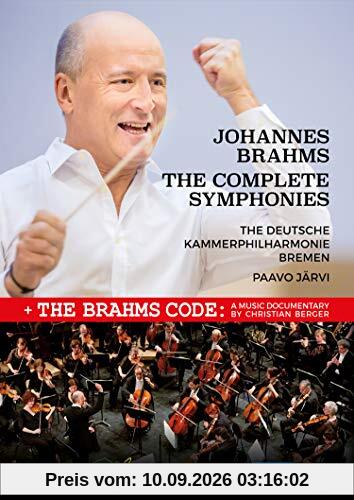 Brahms: Sämtliche Sinfonien [Paavo Järvi/Deutsche Kammerphilharmonie Bremen/Paris,2018] [3 DVDs]