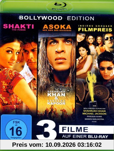 Shakti: The Power - Bollywood Award Show - Asoka mit Shakrukh Khan (3Filme) (Blu-ray)