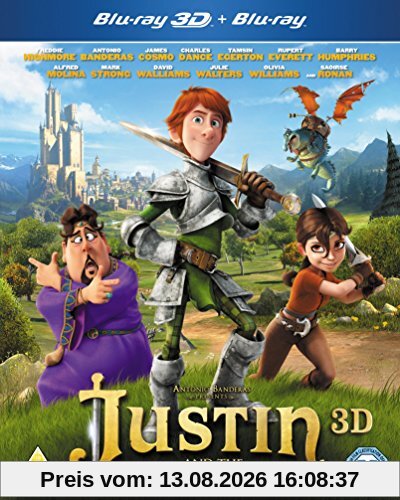 Justin and the Knights of Valour (Blu-ray 3D) [UK Import]