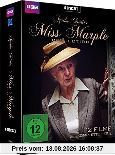 Miss Marple - Die komplette Serie (12 Filme Gesamtedition im 6 Disc Digi-Pack) [6 DVDs]