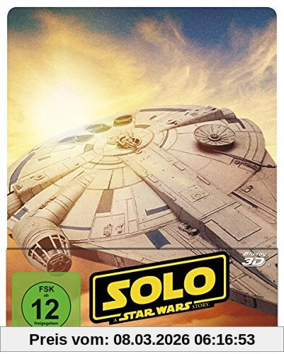 Ron Howard Solo, A Star Wars Story 3D Steelbook [3D Blu-ray] [Limited Edition]