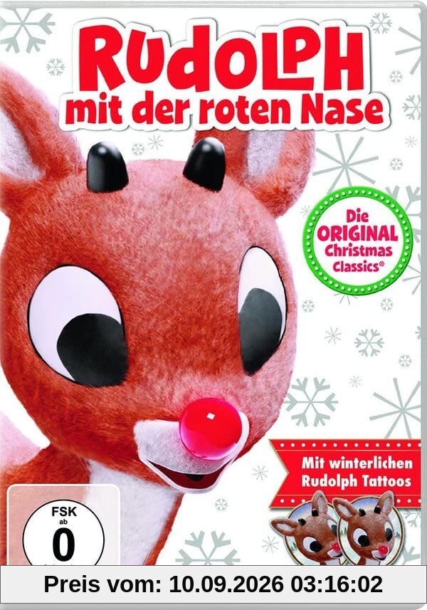 Rudolph mit der roten Nase - Das Original - mit Rudolph Tattoos!