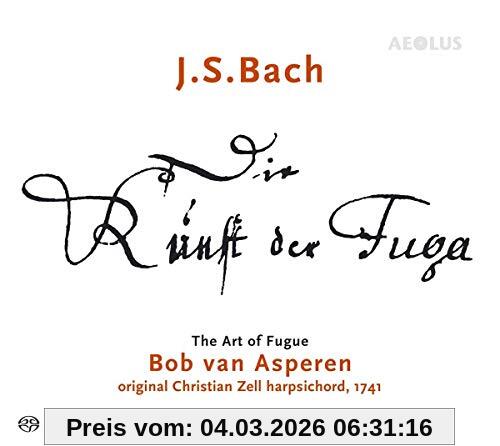Asperen, Bob Van Johann Sebastian Bach - Die Kunst Der Fuge Bwv 1080