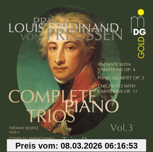 Trio Parnassus Sämtliche Klaviertrios Vol.3