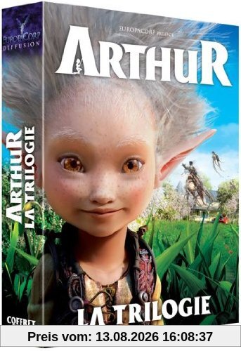 Coffret trilogie arthur : arthur et les minimoys ; arthur, la vengeance de maltazard ;arthur, la guerre des deux monde [FR Import]