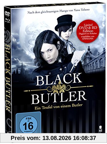 Black Butler (Special Edition im Digipak mit Schuber u. Goldprägung + 16 seitiges Booklet) [DVD + Blu-ray]