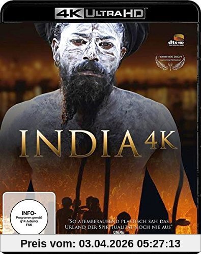 India 4K (4K Ultra HD Blu-ray + Blu-ray 3D, Special Edition)