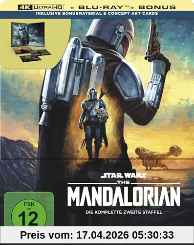 The Mandalorian - Staffel 2 - Steelbook - Limited Edition (4K Ultra HD) (+ Blu-ray) [4 Discs]