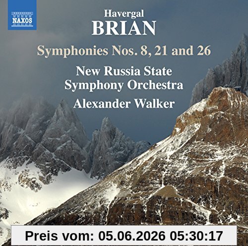 New Russia State Symphony Orchestra Havergal Brian, Sinfonien Nr. 8, 21 & 26