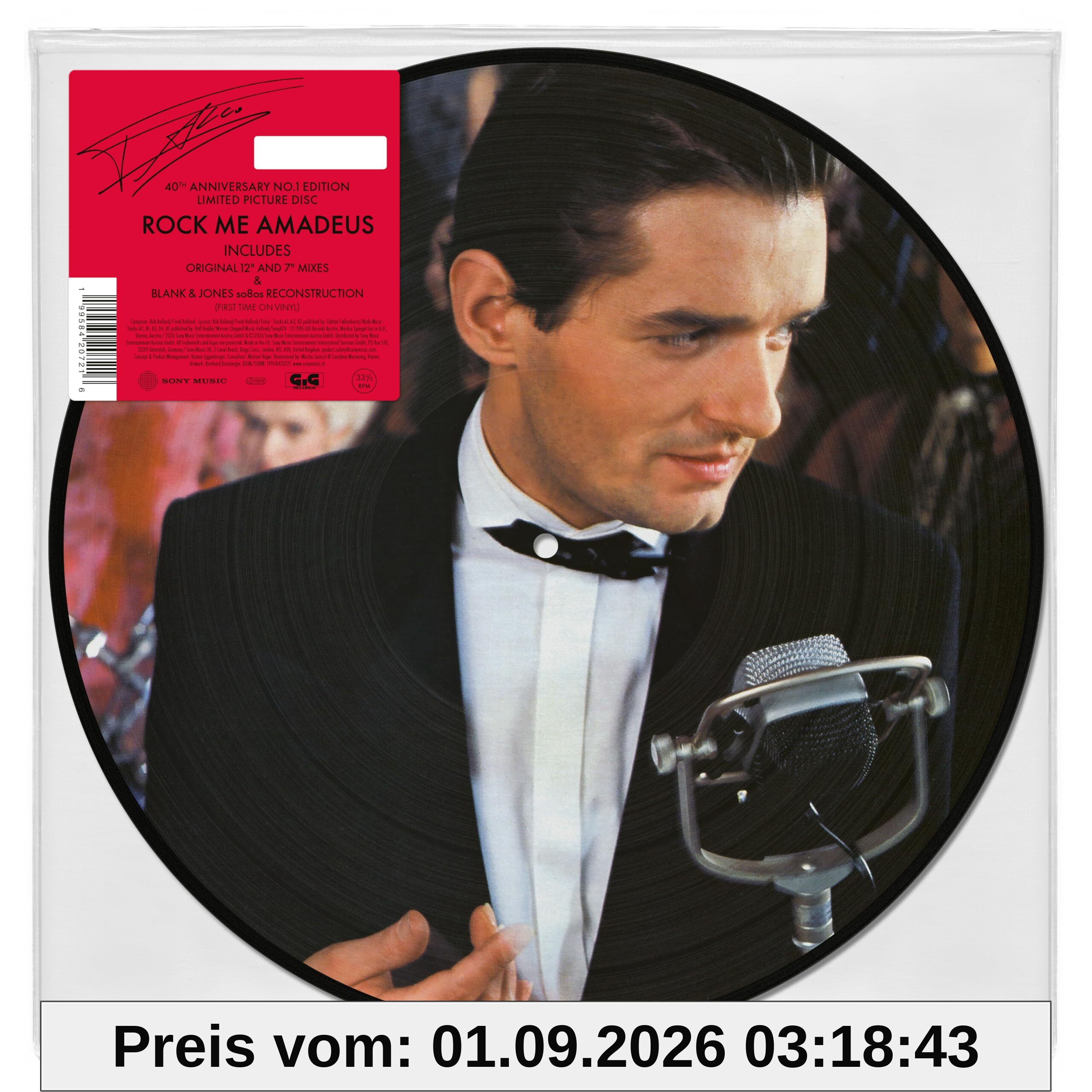 Rock Me Amadeus - 40th Anniversary No.1 Edition / Ltd. Picture Disc [Vinyl Maxi-Single]