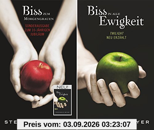Biss-Jubiläumsausgabe - Biss zum Morgengrauen / Biss in alle Ewigkeit: Wendebuch