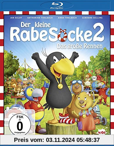 Der kleine Rabe Socke 2 - Das große Rennen [Blu-ray]