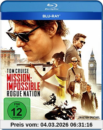 Tom Cruise Mission Impossible, Rogue Nation [Blu-ray]