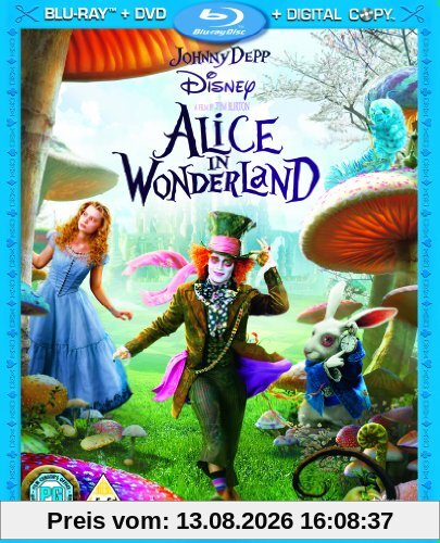Alice in Wonderland - Triple Play (Blu-ray + DVD + Digital Copy) [UK Import]