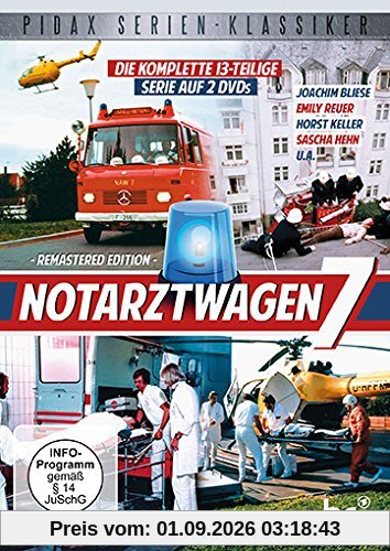 Notarztwagen 7 - Remastered Edition / Die komplette 13-teilige Serie (Pidax Serien-Klassiker) [2 DVDs]