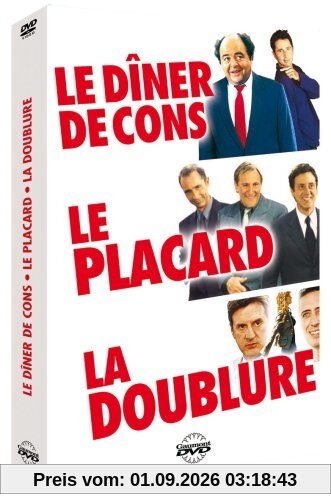 Coffret Francis Veber 3 DVD (La Doublure / Le Placard / Le dîner de cons) [FR Import]