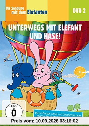 Die Sendung mit dem Elefanten, DVD 2 - Unterwegs mit Elefant und Hase!
