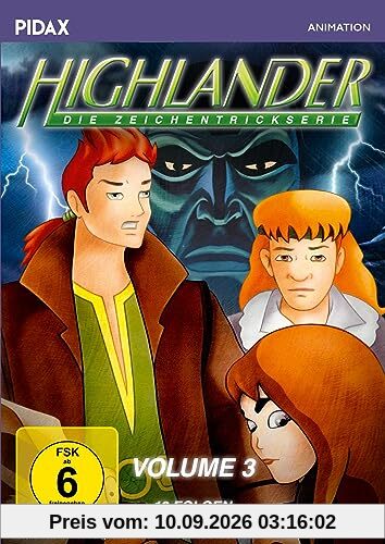 Highlander - Die Zeichentrickserie, Vol. 3 / Weitere 12 Folgen der kultigen Abenteuerserie (Pidax Animation) [2 DVDs]