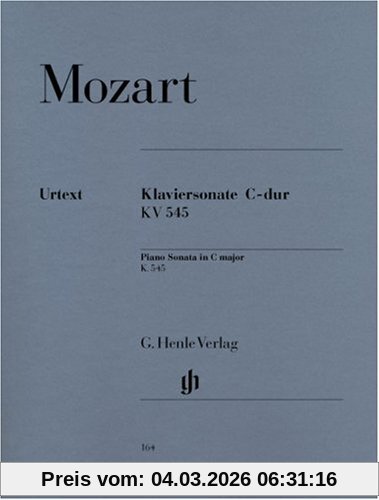 Wolfgang Amadeus Mozart Klaviersonate C-dur Kv 545 (Facile), Piano Sonata In C Major K. 545