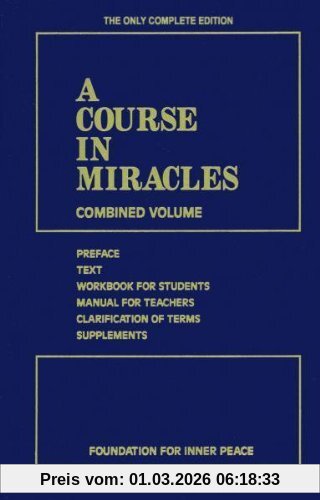 Foundation For Inner Peace Course In Miracles 3rd