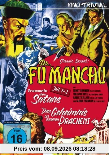 Dr. Fu Manchu - Teil 1&2: Trommeln des Satans / Das Geheimnis des goldenen Drachens [Limited Edition] [2 DVDs]
