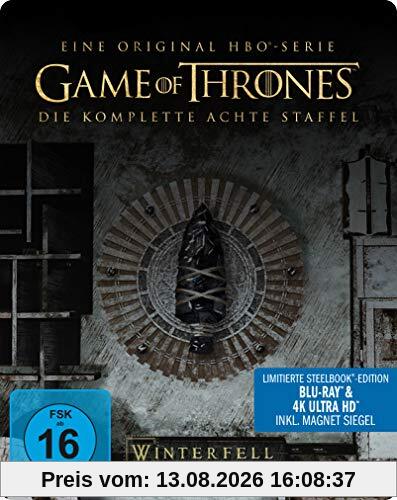 Game of Thrones - Staffel 8 (Limitiertes 4K Ultra HD Steelbook) [Blu-ray] [Limited Edition]