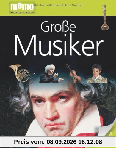 memo Wissen entdecken, Band 42: Große Musiker, mit Riesenposter!