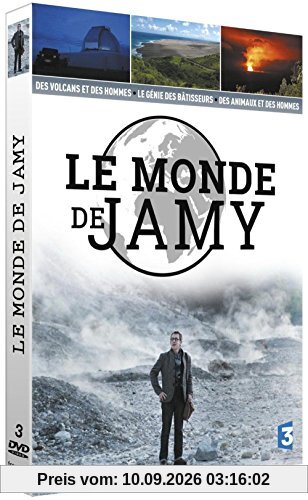Coffret le monde de jamy : des volcans et des hommes ; le génie des bâtisseurs ; des animaux et des hommes [FR Import]