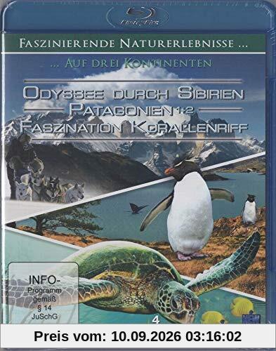 Faszinierende Naturerlebnisse auf drei Kontinenten - Odyssee durch Sibirien - Patagonien 1 + 2 - Faszination Korallenriff