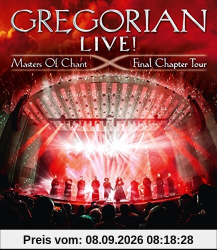 Gregorian - LIVE! Masters Of Chant - Final Chapter Tour - Limited Fan Edition - Mediabook [Blu-ray+2CD]