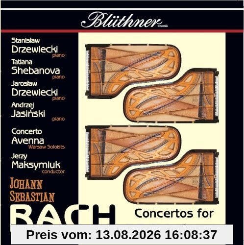 Bach - concertos for 4-3-2-1 pianos