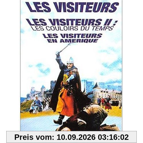 Coffret Les Visiteurs 3 DVD : Les Visiteurs / Les Visiteurs 2, les couloirs du temps / Les Visiteurs en Amérique