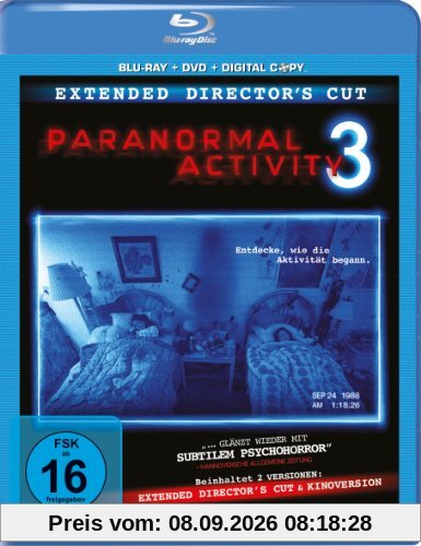 Paranormal Activity 3 - Extended (+ DVD + Digital Copy) [Blu-ray] [Director's Cut]