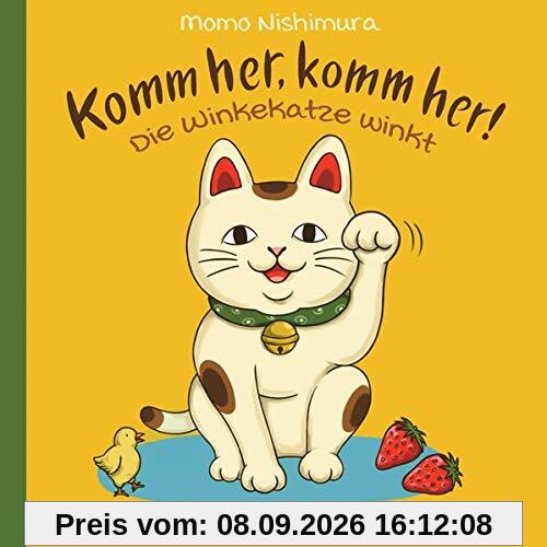 Komm her, komm her! Die Winkekatze winkt