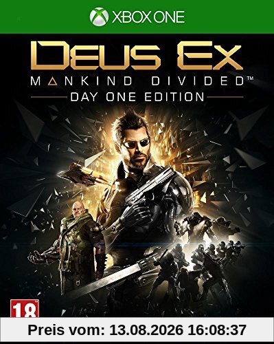 Deus Ex : Mankind Divided Edition Day One Jeu Xbox One